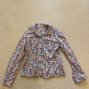 Liberty London Floral print button down, size 8 (UK 12)